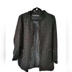 Zara Tweed Peacoat